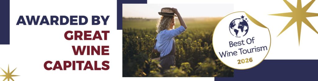 Vainqueur du prix "Art et culture" du Swiss Best of Wine tourism 2026 Vainqueur du prix "Art et culture" du Swiss Best of Wine tourism 2026